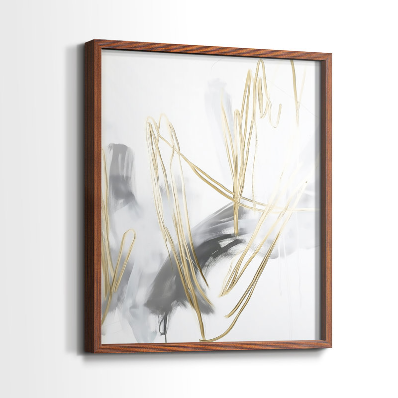"ABSTRACT Series DCCL XXXII" par J Paul, H 29 po x l 23 po, Noyer