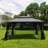 Outdoor Patio Gazebo Canopy Tent With Ventilated Double Roof And Mosquito Net(Detachable Mesh Screen On All Sides),Suitable For Lawn, Garden, Backyard And Deck