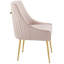 Chaise de salle à manger rembourrée Discern-1151335383