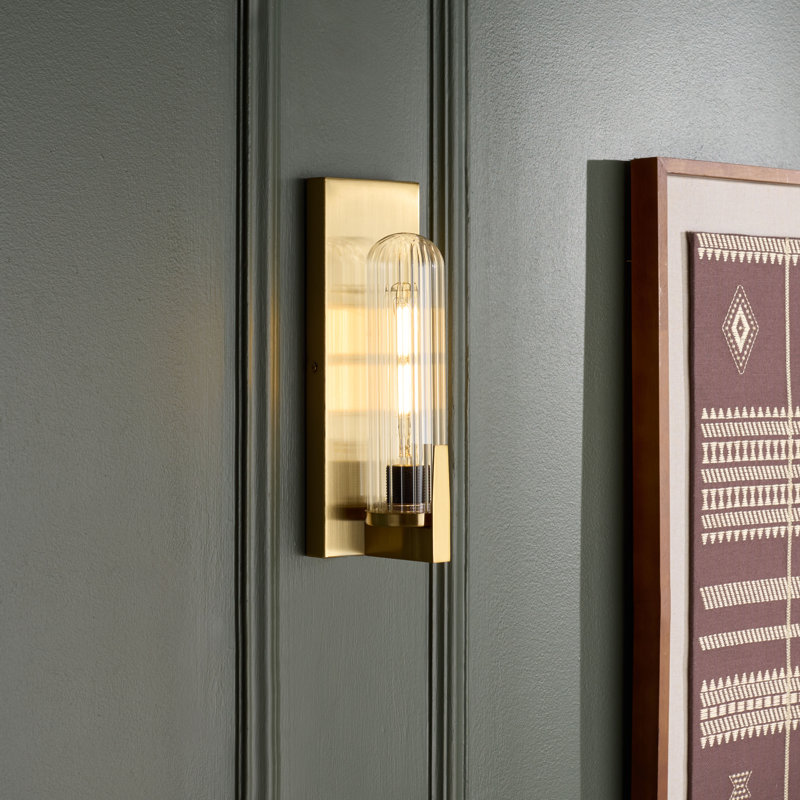 Nicola 4.5 Inch Wall Sconce, Brass
