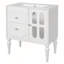 Meuble-lavabo de style rétro avec lavabo en céramique 30 po