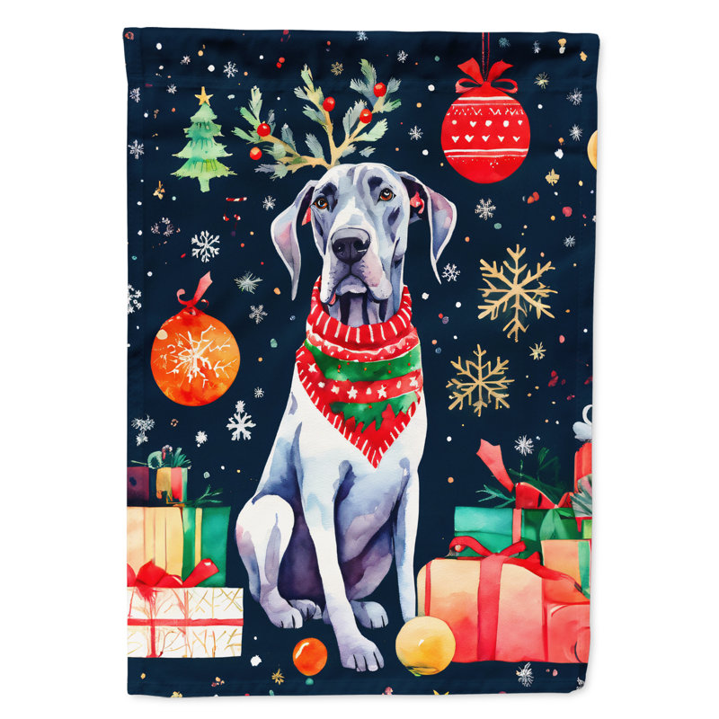 Drapeau de jardin en polyester à 2 faces, H 40 po x l 28 po