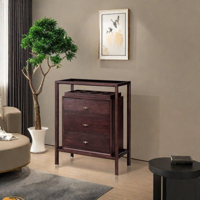 Small, Simple New Chinese Accent Cabinet