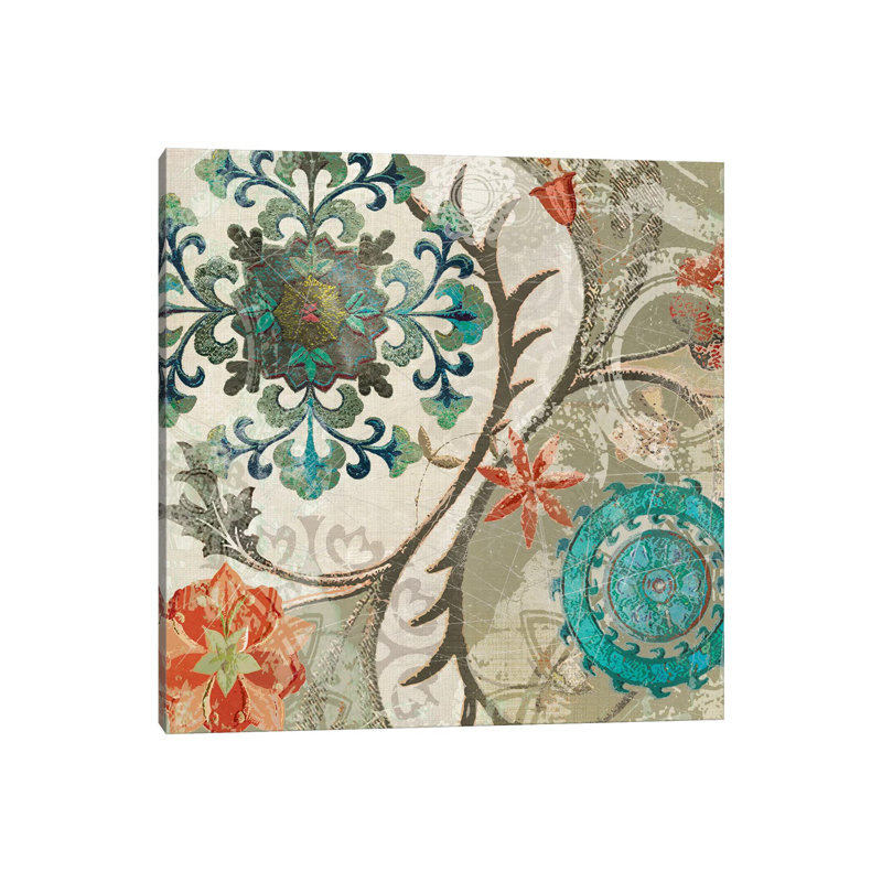 Royal Tapestry II by Carol Robinson - Print on Canvas, Wrapped Canvas, 66.04 cm H x 66.04 cm W x 3.175 cm D