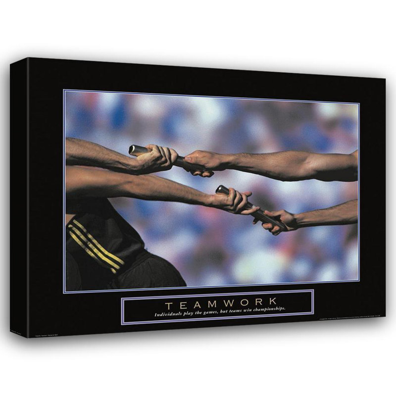 «Teamwork - Track And Field», H 36 po x l 45 po