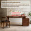 Bureau en bois massif rouge brunâtre Nordic Simple - Bureau à domicile, Bureau d'écriture pour chambre à coucher-1267688414