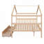 Lit mezzanine bas avec bureau roulant-1941330261