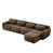 Tissu chocolat est en rupture de stock