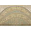 Tapis bleu nouvel âge en laine 6 pi 2 po x 6 pi 1 po Morihiro