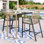 2 - Person Rectangular Outdoor Dining Set With Cushions