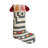 Boho Quilted Stocking with Tassels