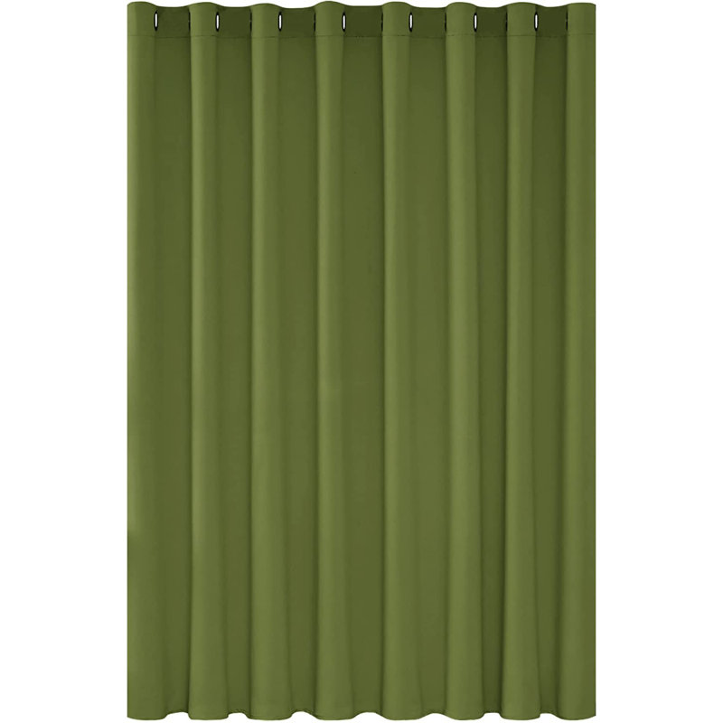 Door Curtain Single Panel, 254 W x 214 D cm, Pink
