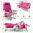 2 Pcs Folding Beach Chair Adult Lightweight Aluminum Camping Chair Withstorage Bag-1949134891