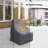 Outdoor Wicker Patio Recliner Chair Patio Cover