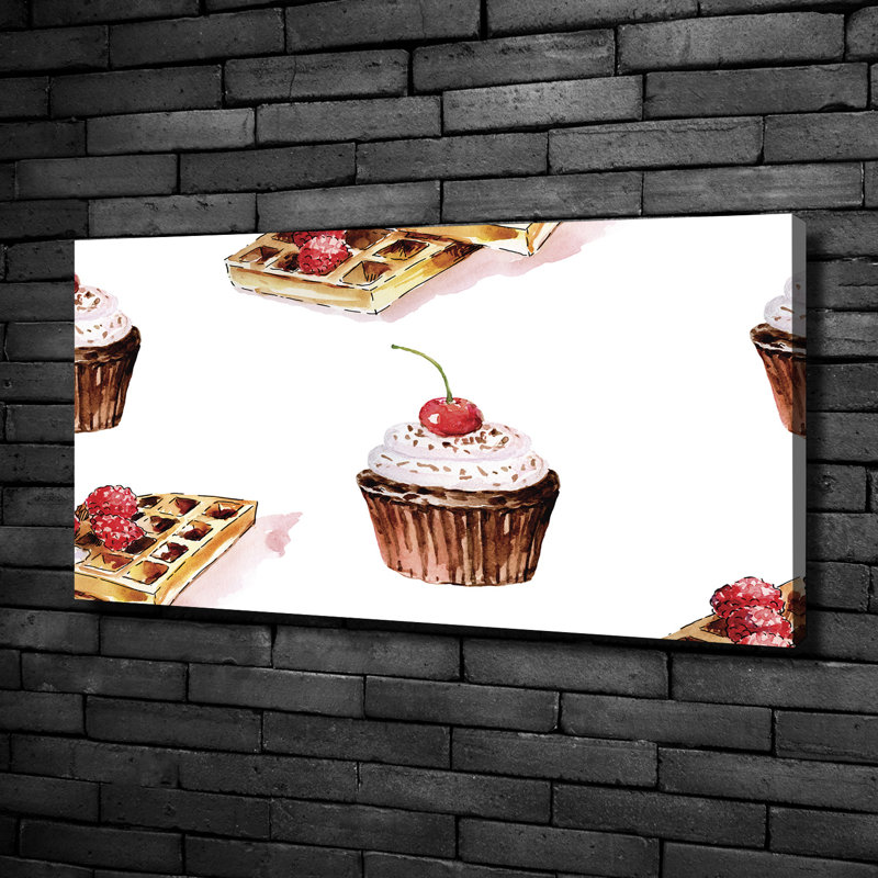 Dessert - No Frame Print on Canvas