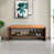 Orange / noyer foncé