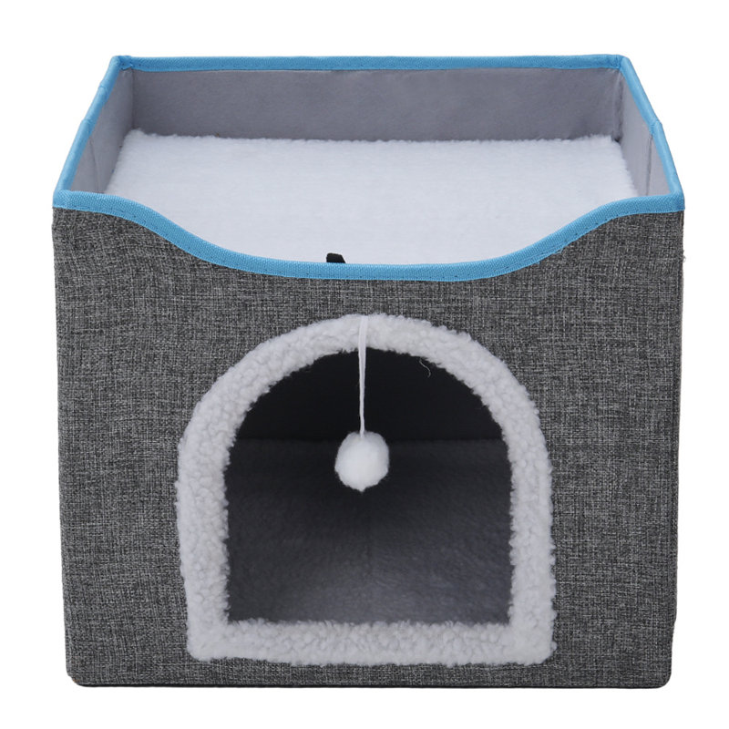 Culbertson Felt Nest Pet Bed, Dark Grey