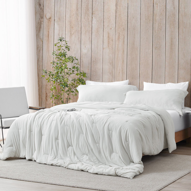 Cooling - Coma Inducer庐 Oversized Comforter Set - Frosty Taupe, Gray, Queen Comforter + 2 Standard Shams 
