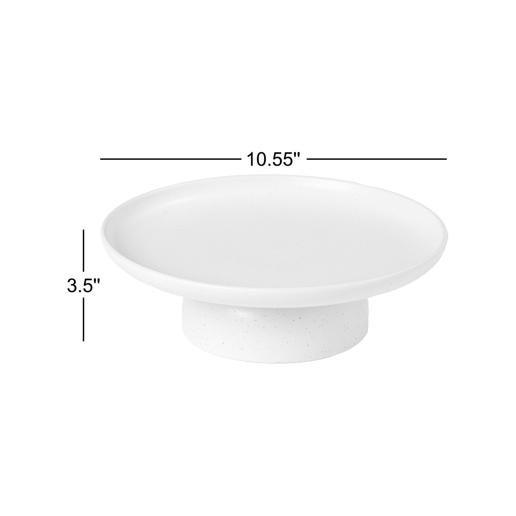 Casafina Pacifica Stoneware Cake Stand, Vanilla