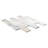 Castella de Blanc Subway 12 in. x 12 in. Honed Marble Mosaic Floor and Wall Tile