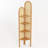 Rattan Corner Bookshelf Stand-1779104280