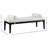 Priscilla Linen Textured Fabric Bench-1207316858-1207616444