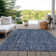 Machine Washable Indoor/Outdoor Chantille ACN1145 Blue Rug