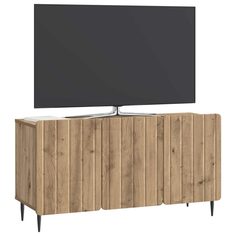 TV Stand, 52cm H x 99cm L x 34.5cm W, Artisan Oak