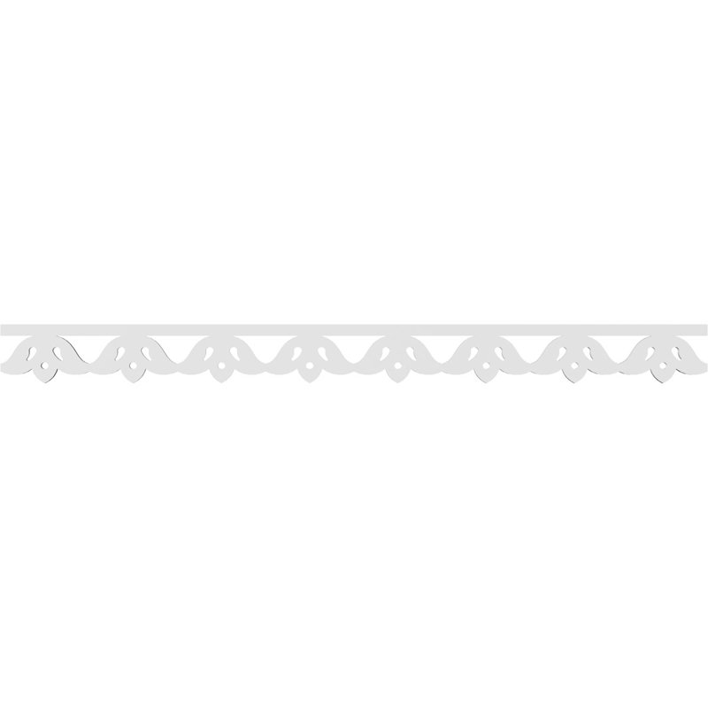 Garniture de service de qualité architecturale Dearborn, H 4 po x L 48 po x P 0,63 po