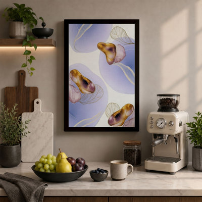 Drifting Jellyfish Coastal - Wrapped Canvas