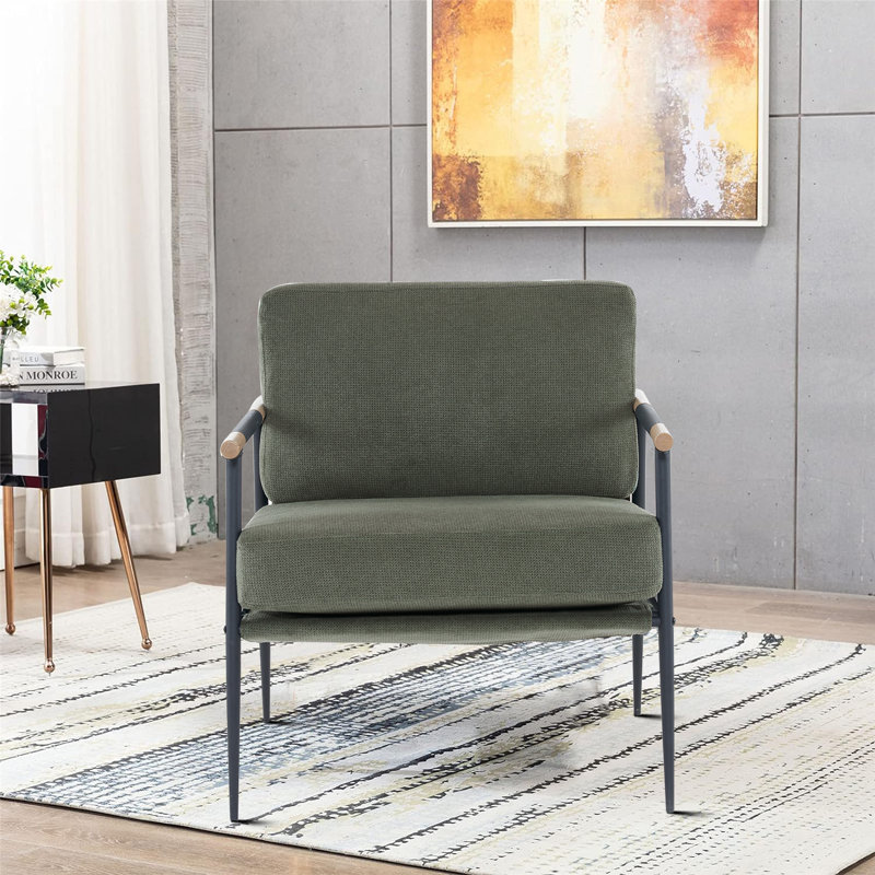 Fauteuil Jennay, Chenille verte