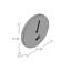 Fossil 14.5" Sumac Clock Thermometer