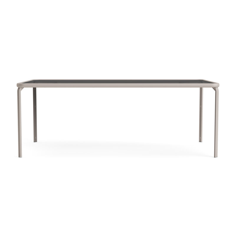 Kantan Outdoor Dining Table, Dove Smooth