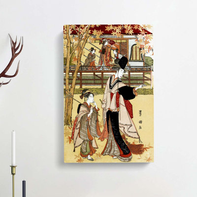 Garden Party by Utagawa Toyokuni - Wrapped Canvas