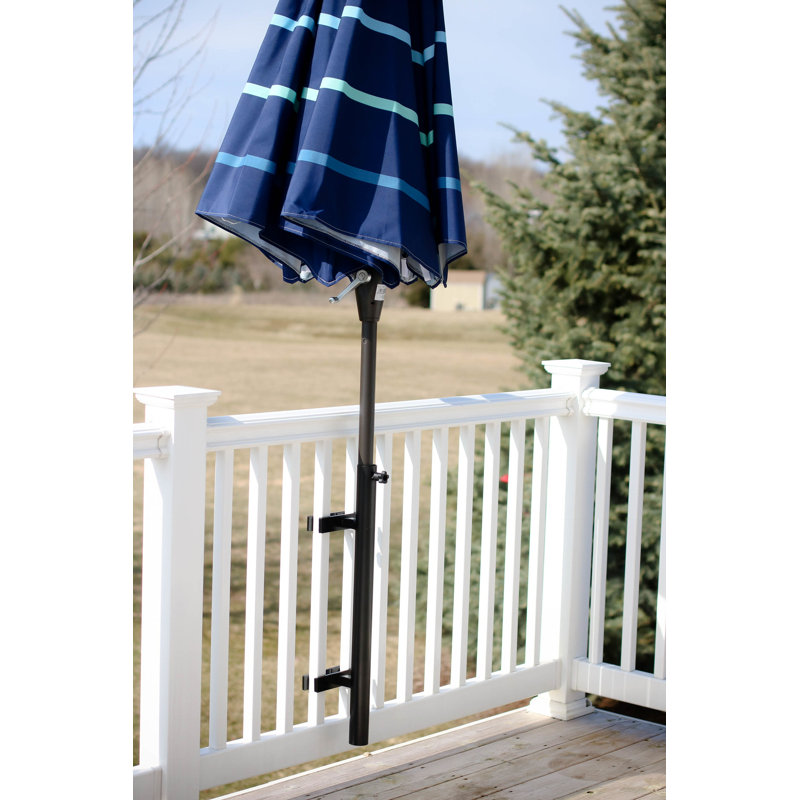 Floriston Steel Mounted Umbrella Base, Black