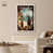 White Floater Framed