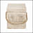 Rustic Retro MGO Side Table with Simulated Braided Cord for Indoor and Outdoor Decor, Durable and Stylish
