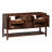 Zoe 60'' Double Bathroom Vanity Base Only in Walnut Finish