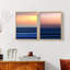 «Sunset Seascape I», reproduction encadrée de qualité supérieure - prête à être accrochée - aucun clou requis - aucun clou requis-165193256-165193259