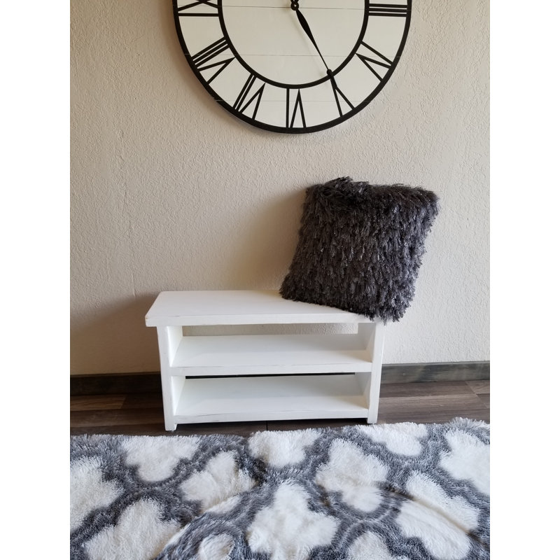 Sooriyakumar Solid Wood Storage Bench, 17" H x 42" W x 10" D