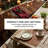 Decozen Gold Wooden Trivet Placemats Set of 2 Heat-Resistant Cutout Table Decor for Christmas Gift