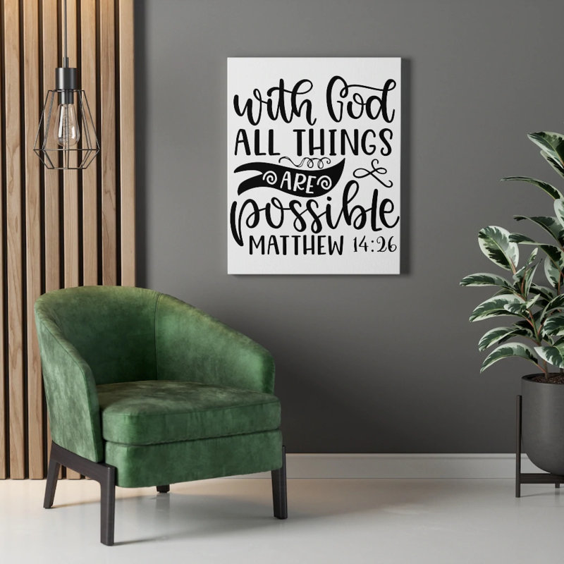 Things Are Possible - Wrapped Canvas Print, 61cm H x 46cm W