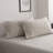 100%  Linen Pillowcase Queen Size-Set Of 2- Washed Solid Colour Pillow Cases Embroidered -Soft And Durable (Linen, 20''X30'')