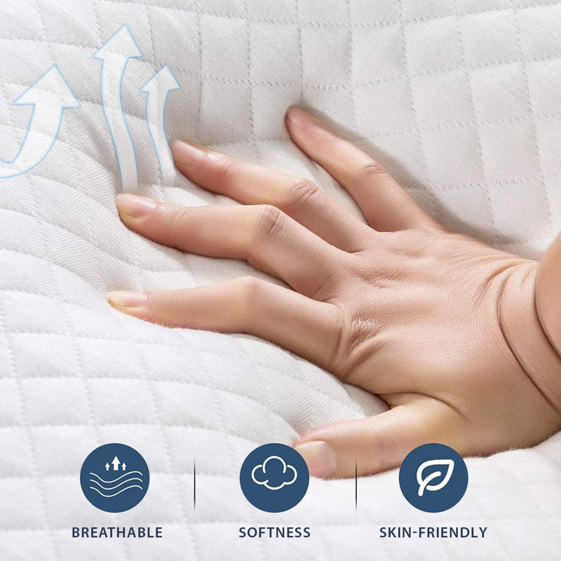 Felstead 5 Inch Medium Gel Memory Foam Mattress for Side Back and Stomach Sleepers Pressure Relief Support Breathable Comfortable Mattress for Bedroom Use