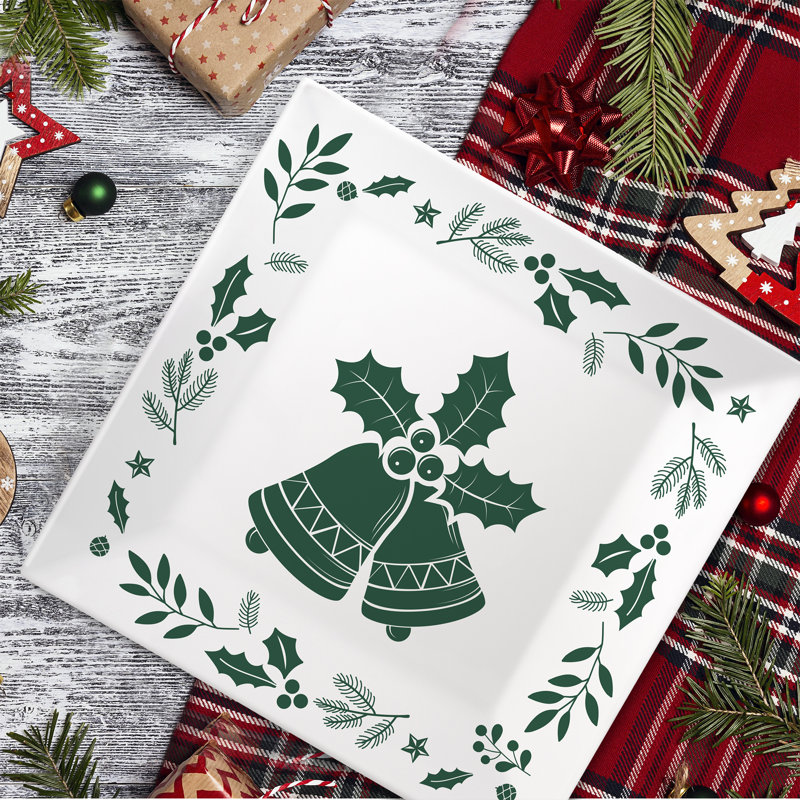 Assiettes de Noël en céramique 