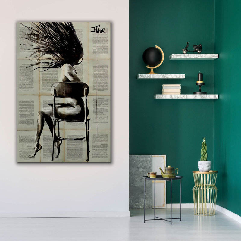 Toile épique Graffiti «Power N Passion» par Loui Jover, 40 po x 60 po