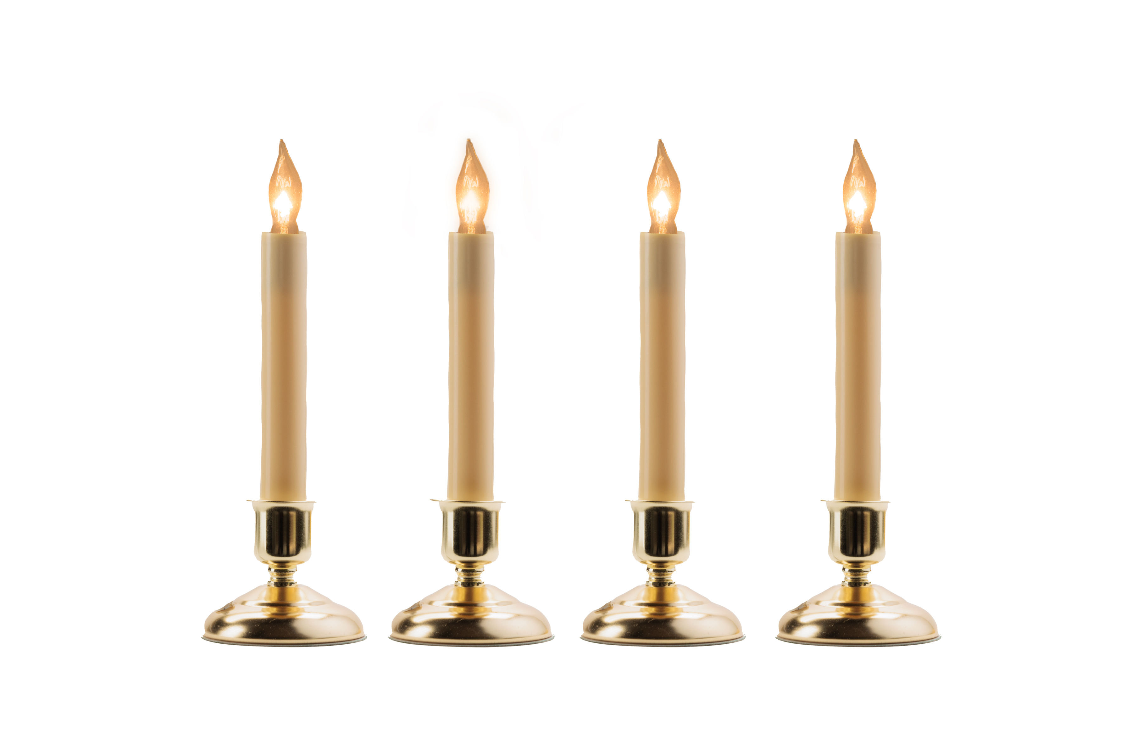 Winston Porter Cape Cod Electric Window Unscented Taper Candle | Wayfair