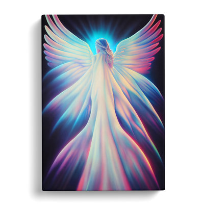 Angel Airbrush - Wrapped Canvas Print