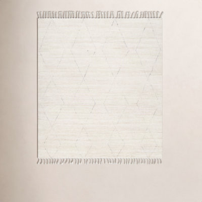 Talon Handmade Wool Cream Rug