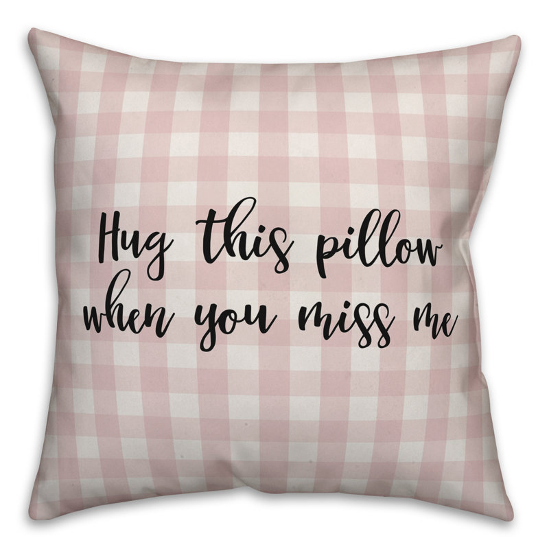  Coussin Hug, Rose / Noir, Housse de coussin
